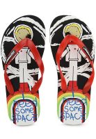 Sole Threads Space Black Flip Flops