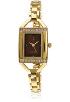 Sonata Diwali 87005Ym01 Gold/Dark Grey Analog Watch