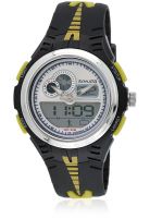 Sonata Ne7981Pp01J Black/Grey Analog & Digital Watch