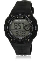 Sonata Super Fiber 7949Pp04-D443 Black/Grey Digital Watch