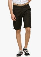 Teemper Printed Brown Shorts