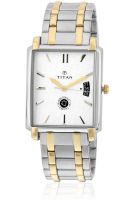 Titan Ne1506Bm02 Silver/Silver Analog Watch