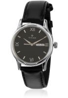 Titan Ne1580Sl04 Black/Black Analog Watch