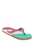 United Colors of Benetton Red Flip Flops