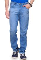 Yepme Blue Solid Regular Fit Jeans