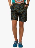 Yepme Printed Green Shorts