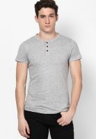 s.Oliver Grey Henley T-Shirt