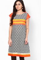 Alma White Printed Kurtis