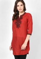 Biba Red Printed Kurtas