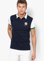 Duke Stardust Collection Navy Blue Smart Fit Polo T Shirt