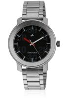 Fastrack 3121Sm02 Silver/Black Analog Watch