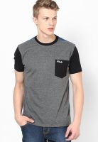 Fila Charcoal Grey Round Neck T-Shirt