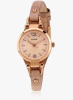 Fossil Es3262 Brown/Rose Gold Analog Watch