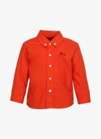 Gini & Jony Orange Casual Shirt