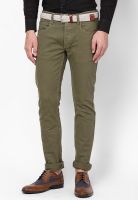 Jack & Jones Green Slim Fit Chinos