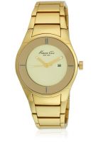 Kenneth Cole Ikc4719 Golden/White Analog Watch