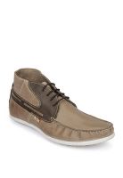Lee Cooper Brown Boat Shoes