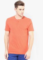 Levi's Orange Henley T-Shirt