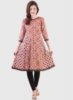 Libas Red Printed Kurtas