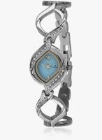 Maxima 33490Bmli Silver/Blue Analog Watch