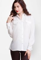 Oxolloxo White Solid Shirt