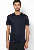 Reebok Navy Blue Round Neck T-Shirt