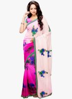 Shonaya Pink Embellished Saree