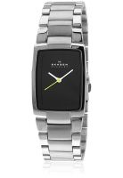 Skagen H02LSXB1 Silver/Black Analog Watch