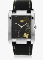 Sonata Nf7946sl03a Black/Black Analog Watch