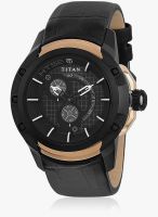 Titan Ne1540Kl01 Black/Grey Analog Watch