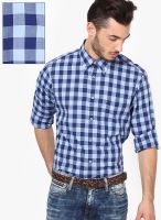 Tommy Hilfiger Blue Regular Fit Casual Shirt