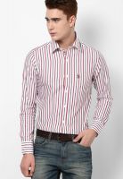 U.S. Polo Assn. Maroon Casual Shirt