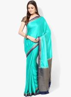 Urban Vastra Green Printed Crepe Saree