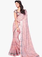 Vishal Peach Printed Saree