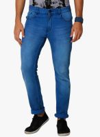 Yepme Blue Mid Rise Regular Fit Jeans