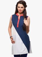 Yepme Blue Solid Kurtis