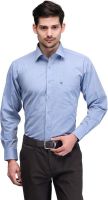 Club Morocco Men's Solid Formal Light Blue Shirt