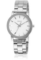 DKNY NY8317 Silver/White Analog Watch