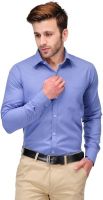 Koolpals Men's Solid Formal Blue Shirt