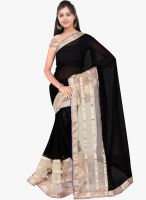 Shonaya Black Embellished Saree