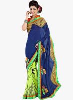 Shonaya Blue Embellished Saree