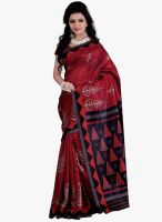 Shonaya Red Printed Saree