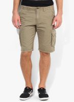 Tagd New York Olive Solid Shorts