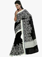 Triveni Sarees Black Printed Saree