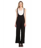 Cottinfab Black Rayon Jumpsuits