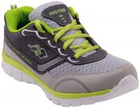 Just Go Men Durable Stylish Grey Green Sport Running Shoes(Grey)