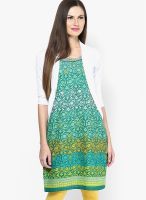 Alma Green Printed Kurtis