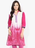 Aum Fuchsia Printed Kurti