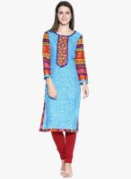 Kurti'S Blue Printed Kurti