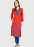 Kurti'S Red Printed Kurtis